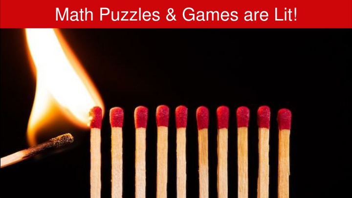 math puzzles games are lit
