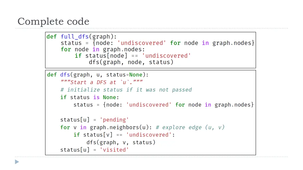 complete code