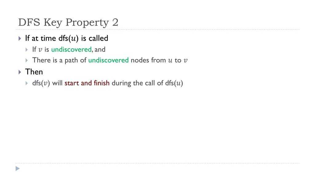 dfs key property 2