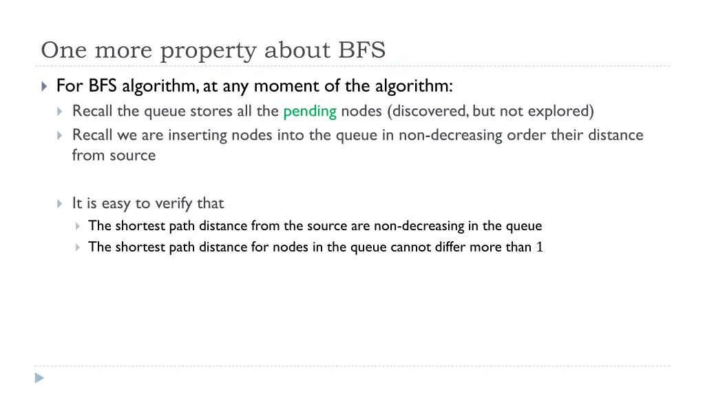 one more property about bfs