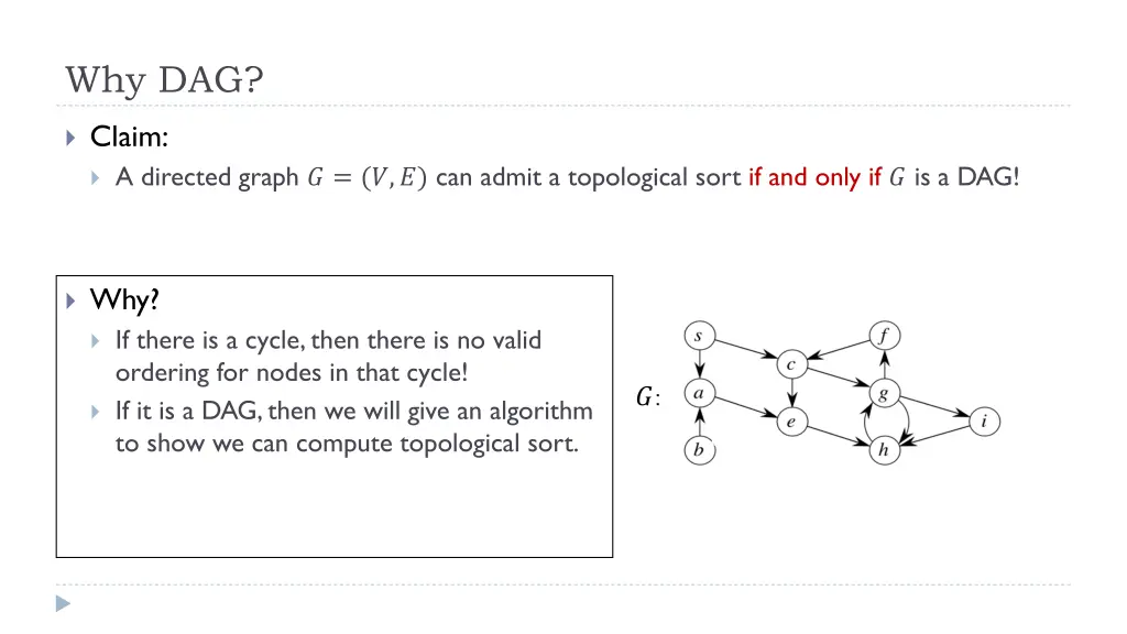 why dag 1