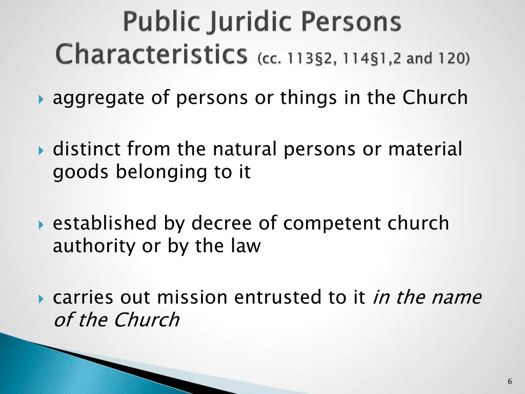 aggregate of persons or things in the church