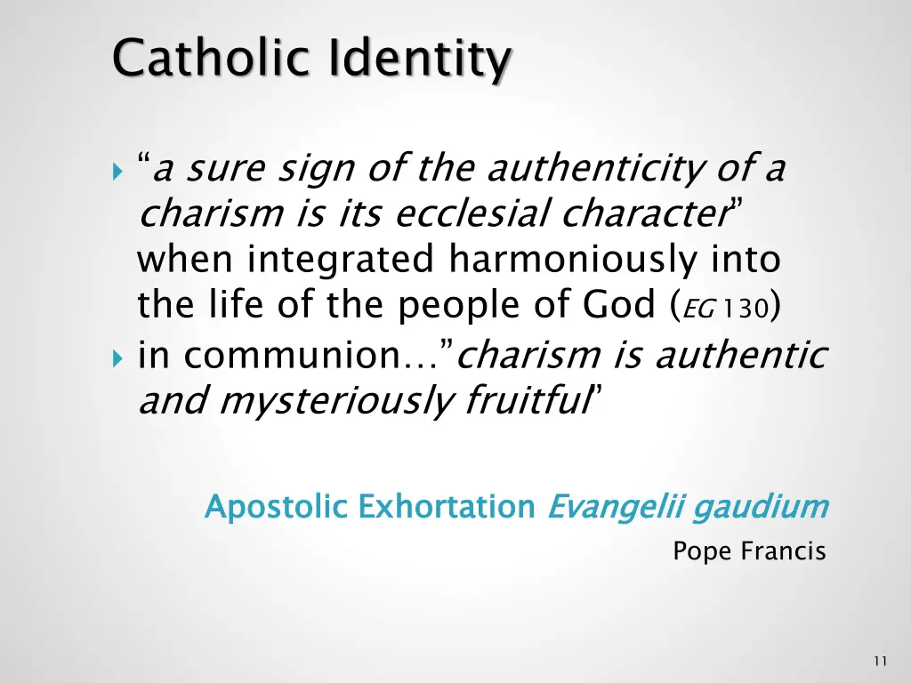 catholic identity