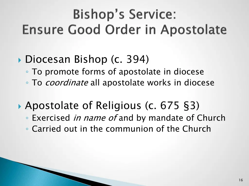 diocesan bishop c 394 to promote forms