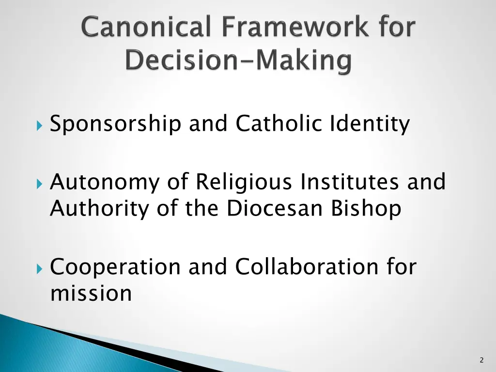 sponsorship and catholic identity