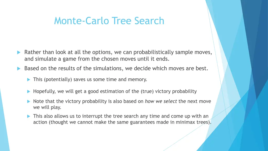 monte carlo tree search