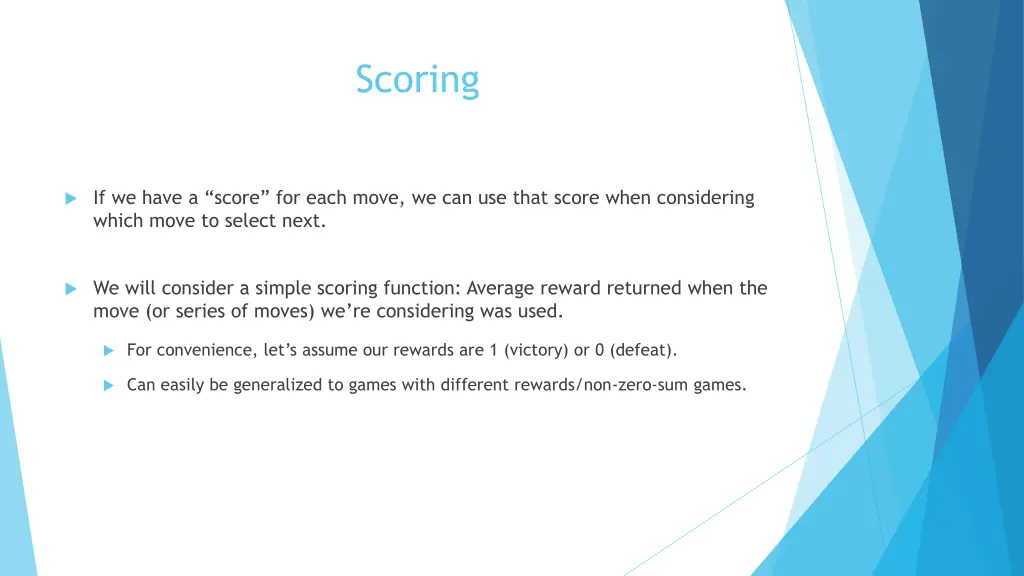 scoring
