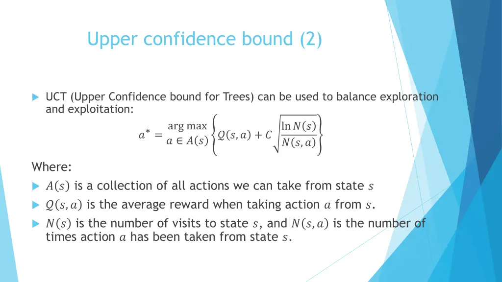 upper confidence bound 2