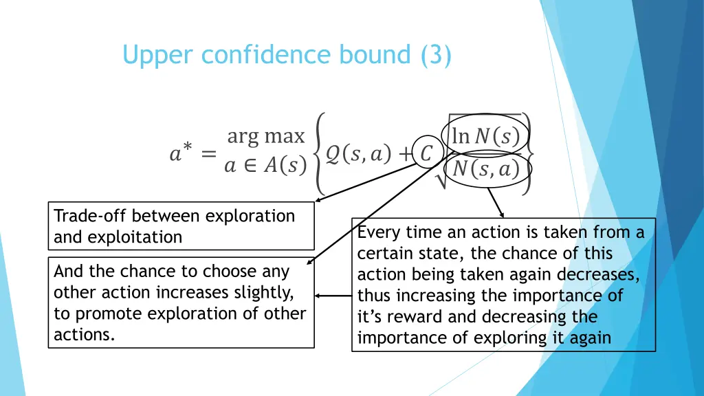 upper confidence bound 3