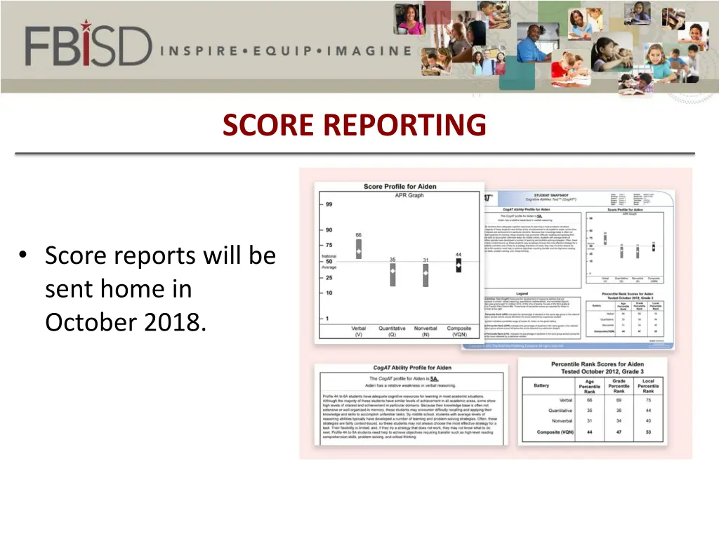 score reporting
