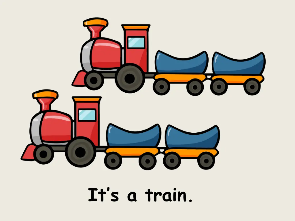 it s a train