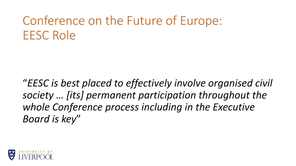 conference on the future of europe eesc role