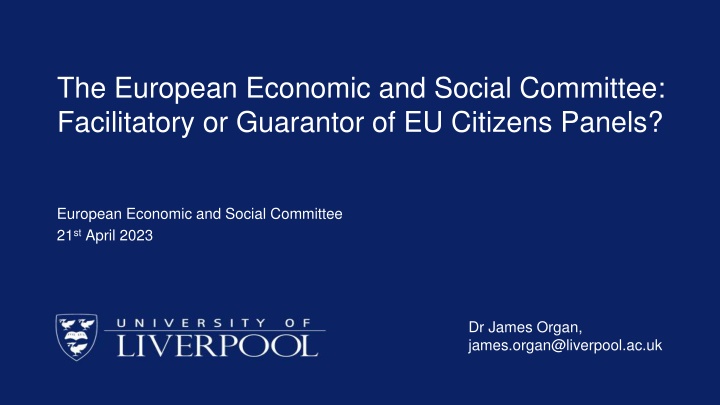 the european economic and social committee
