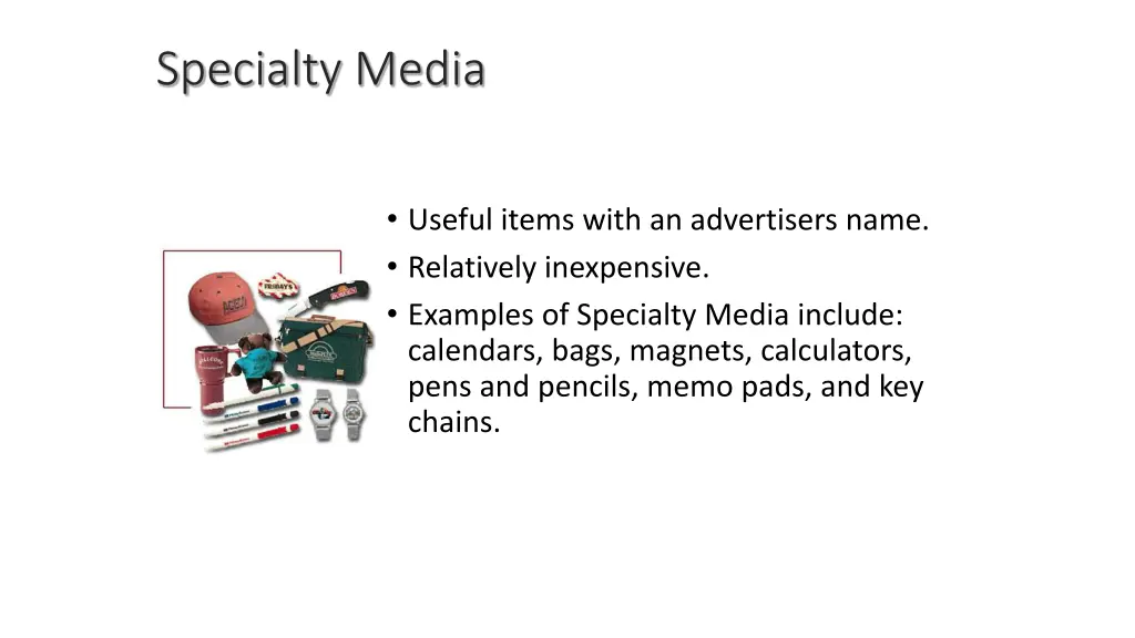 specialty media