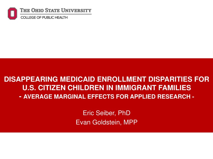 disappearing medicaid enrollment disparities