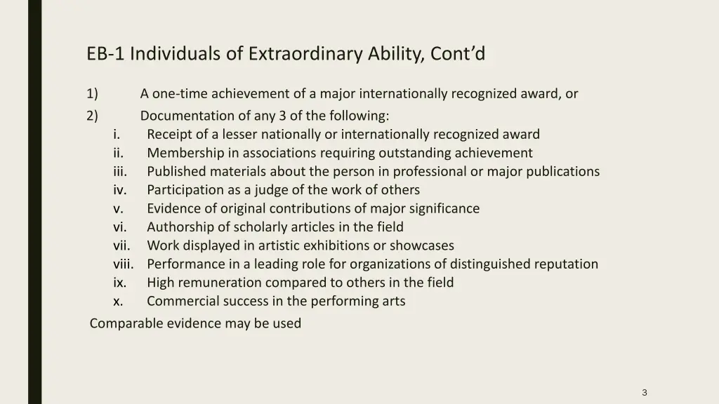 eb 1 individuals of extraordinary ability cont d