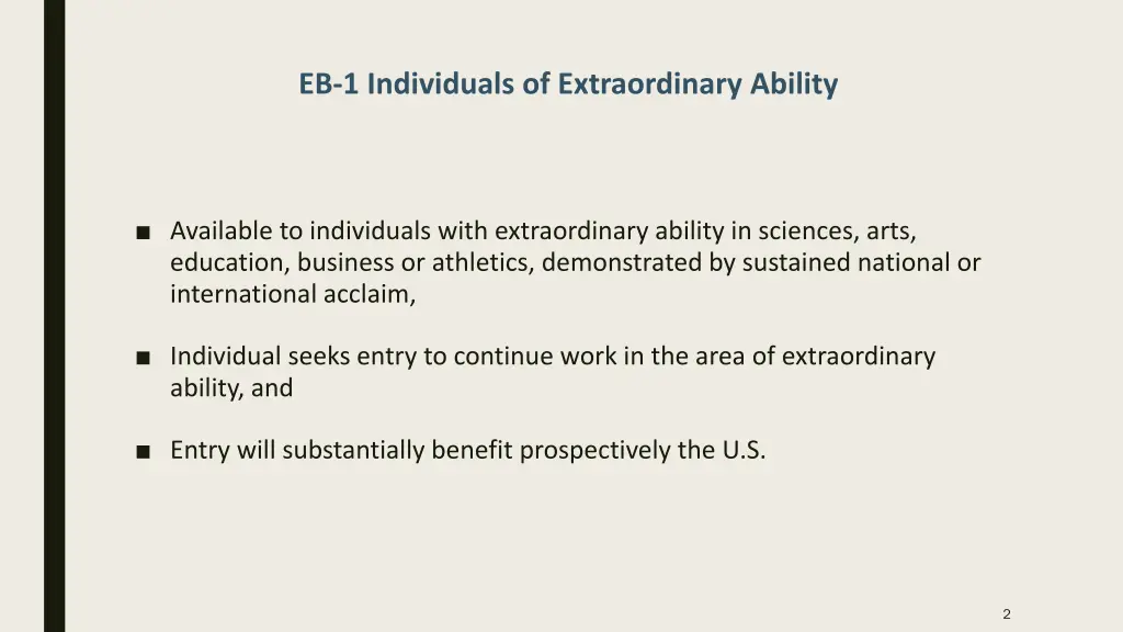 eb 1 individuals of extraordinary ability