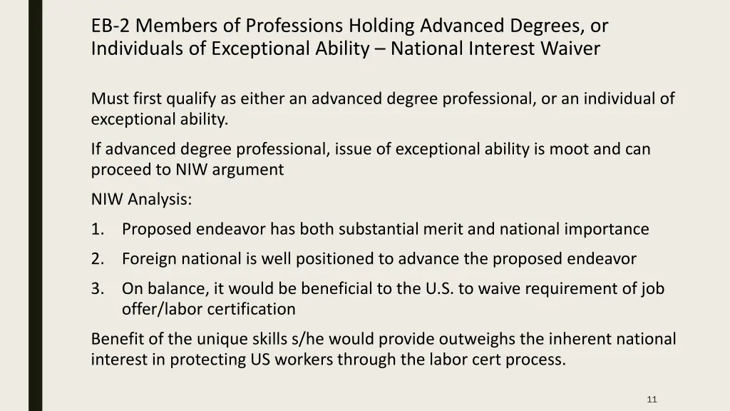 eb 2 members of professions holding advanced 3