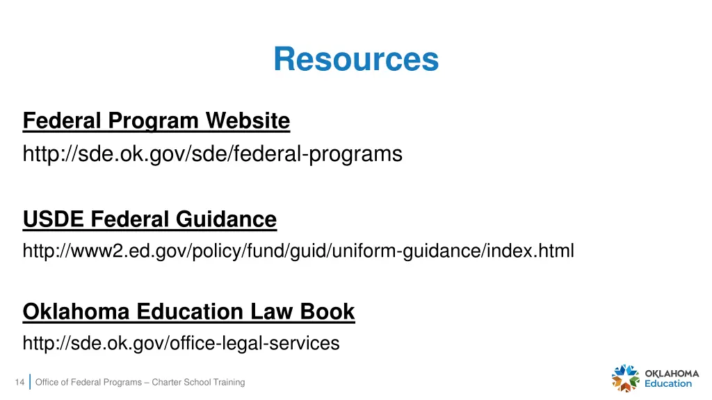 resources
