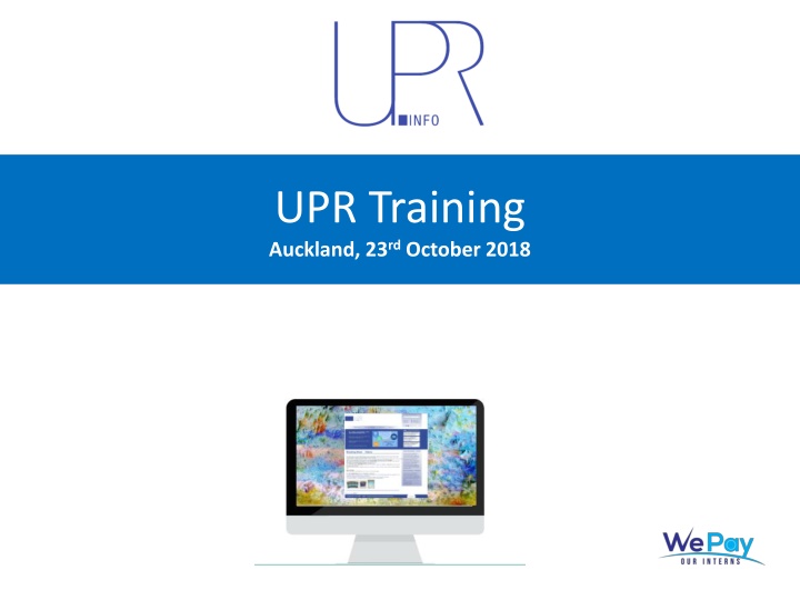 upr training auckland 23 rd october 2018