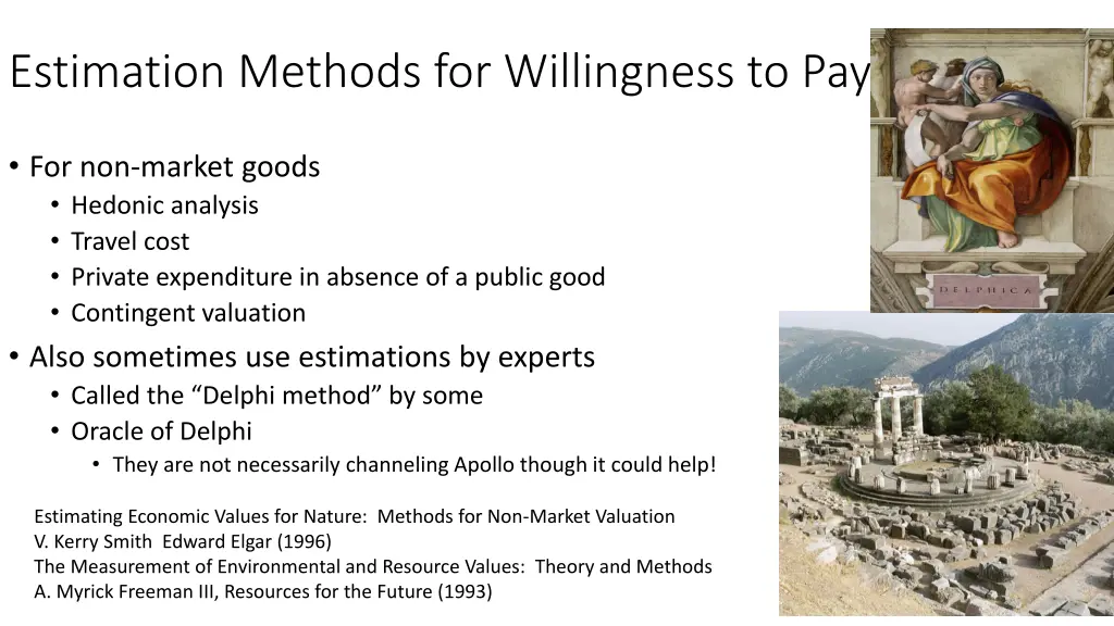 estimation methods for willingness to pay