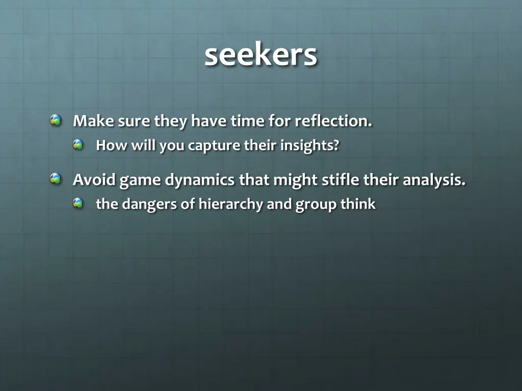 seekers