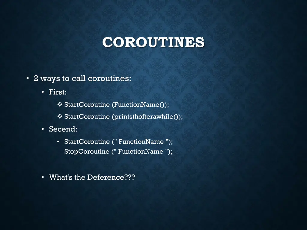 coroutines 1
