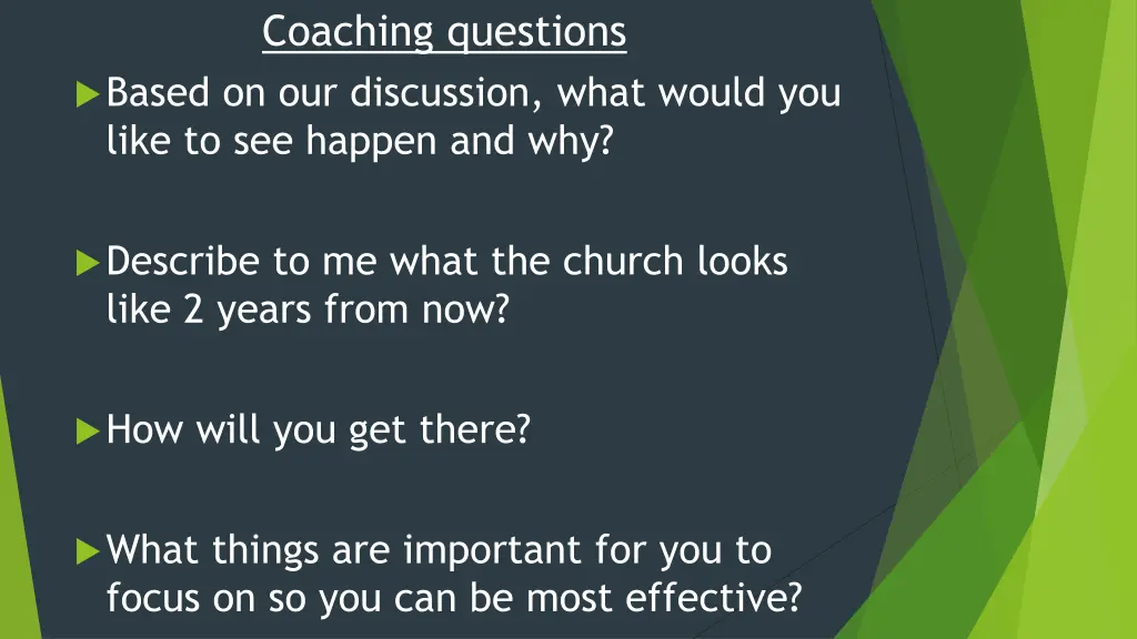 coaching questions