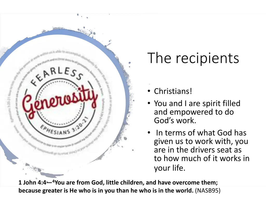 the recipients 1