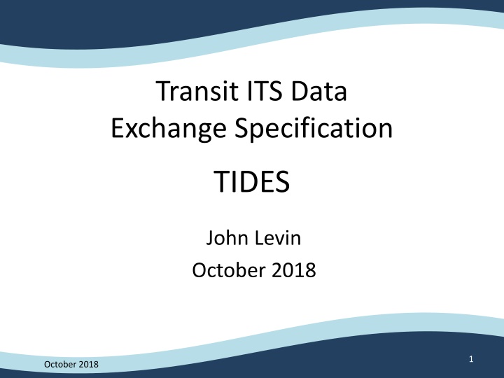 transit its data exchange specification