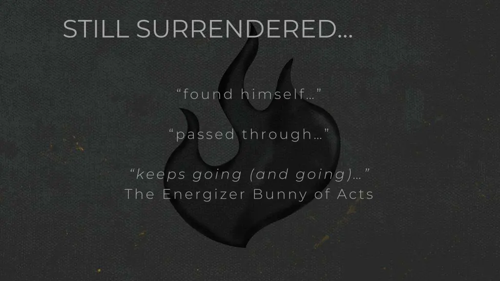still surrendered