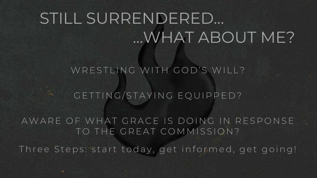 still surrendered what about me