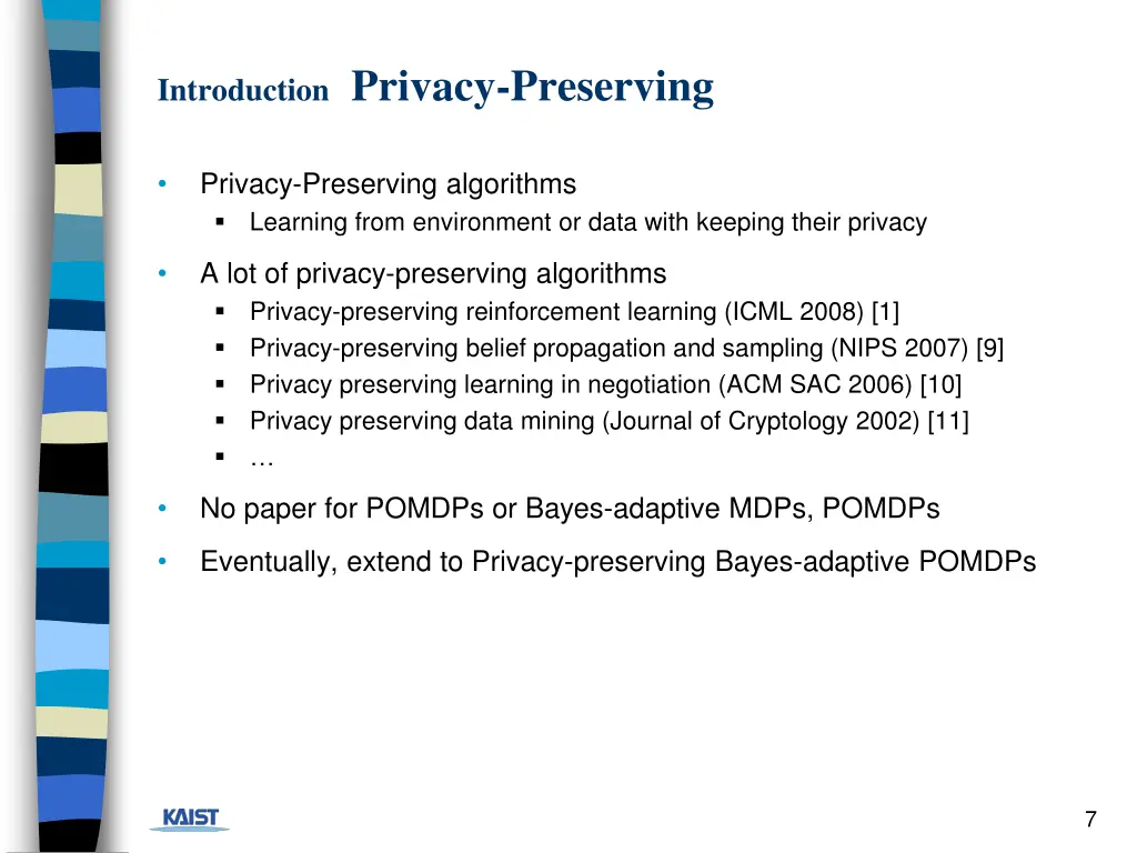 introduction privacy preserving