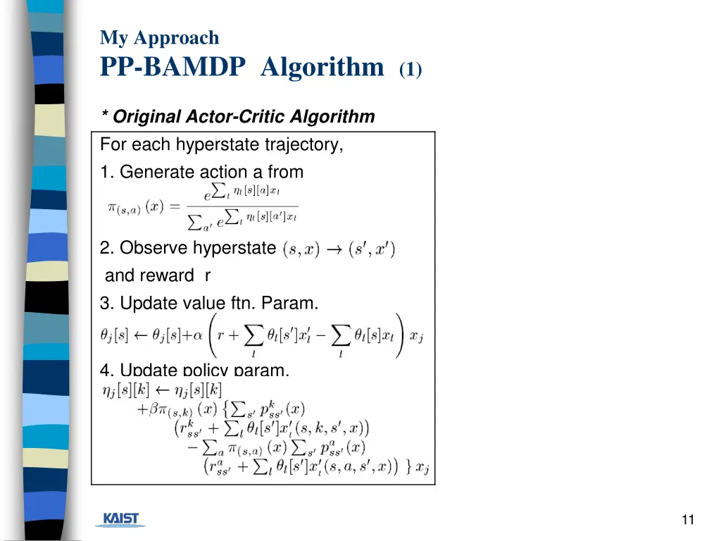 my approach pp bamdp algorithm 1