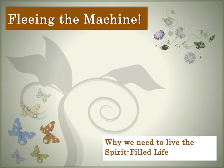 fleeing the machine fleeing the machine