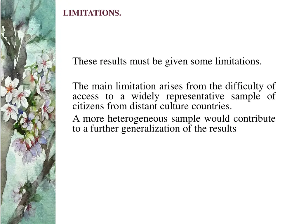 limitations