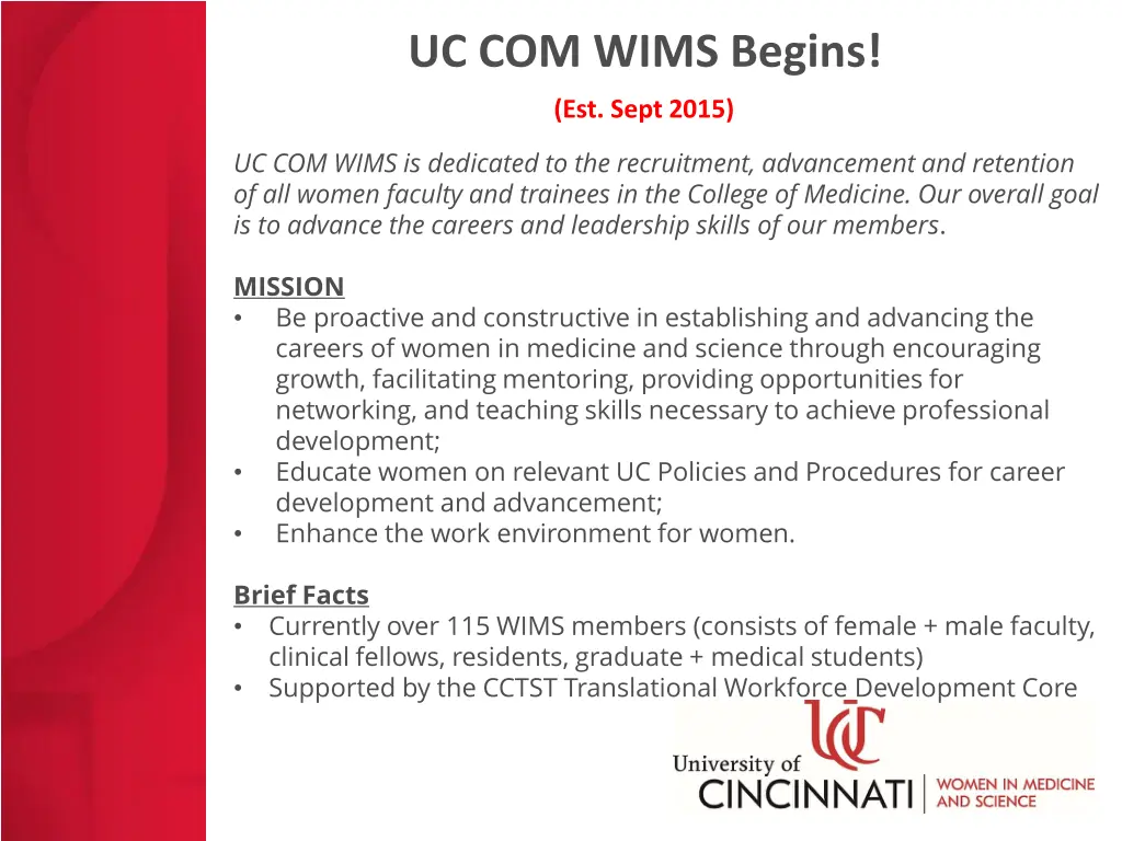 uc com wims begins