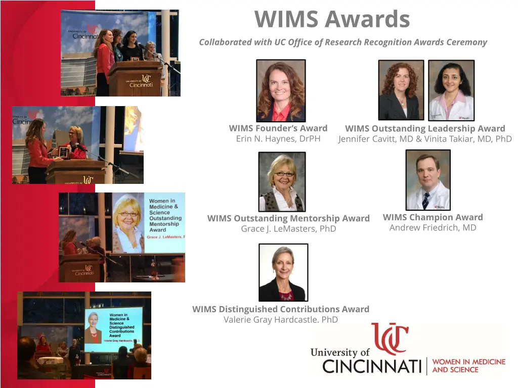 wims awards collaborated with uc office