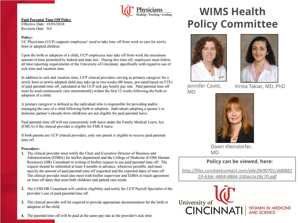 wims health policy committee