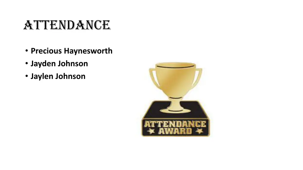 attendance 2
