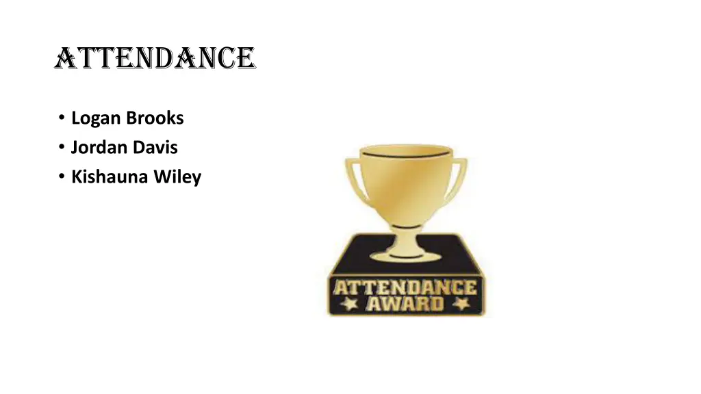 attendance