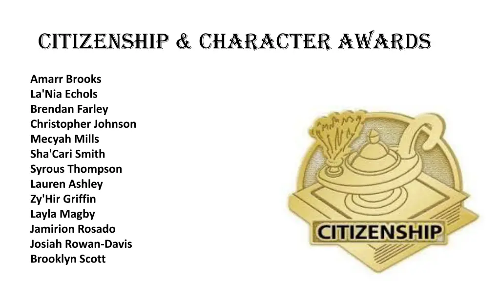 citizenship character awards 2