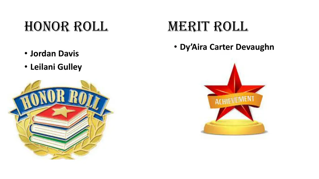 honor roll