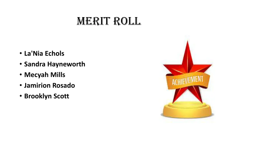 merit roll 2
