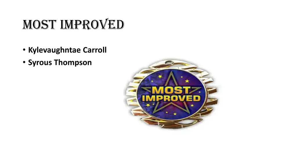 most improved 5