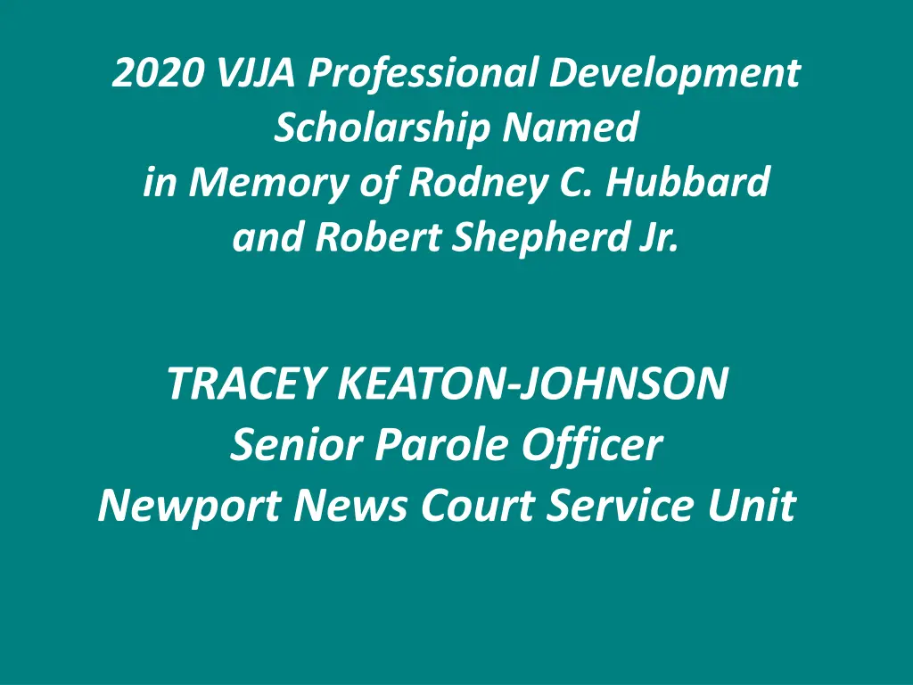 2020 vjja professional development scholarship 3
