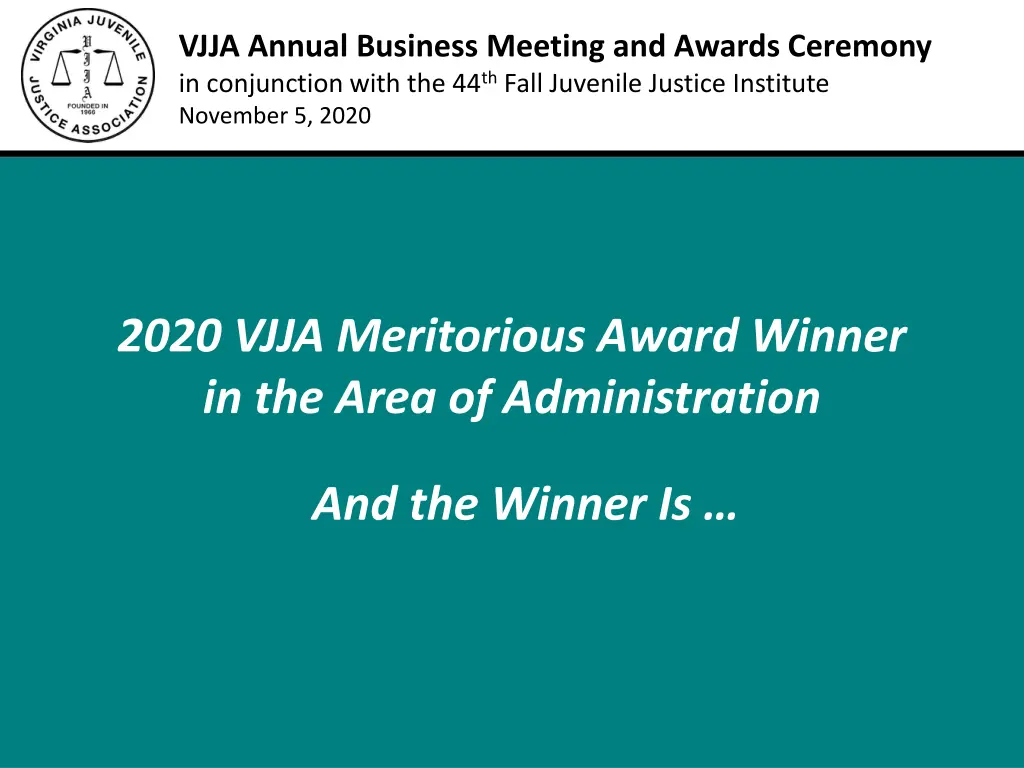 vjja annual business meeting and awards ceremony 5