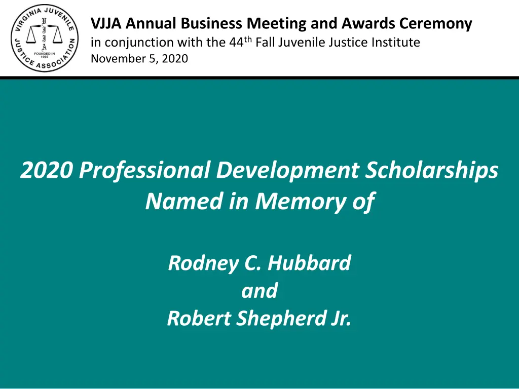 vjja annual business meeting and awards ceremony 6