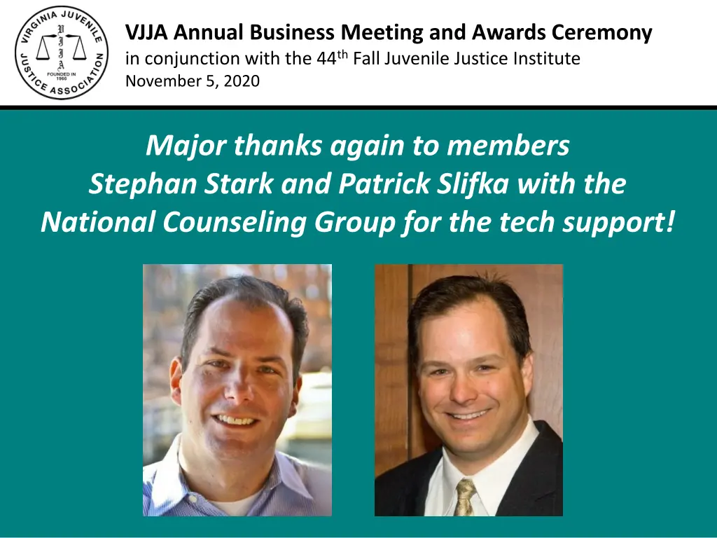 vjja annual business meeting and awards ceremony 8