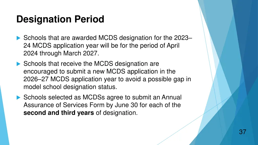 designation period